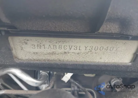 2020 Nissan Sentra Sv Xtronic Cvt z USA, uszkodzony, nr VIN 3N1AB8CV3LY300407